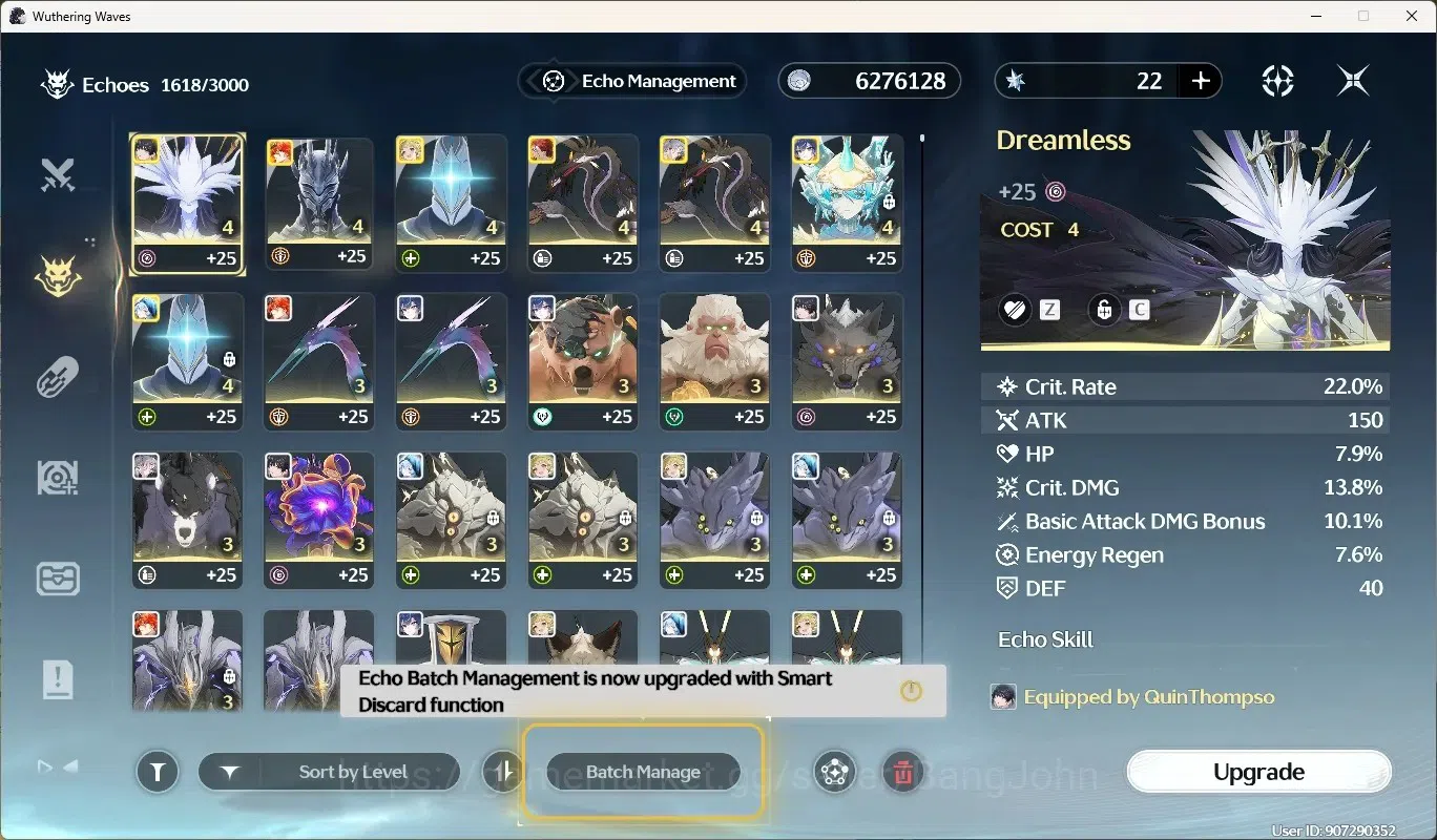 Wuthering Waves Accounts Mid-Game SEA|UL 57|Rank 6|5 Char Limited [Augusta Rc2,Iuno Rc1]+Sign,Shorekeeper,Rebecca,Phrolova 7