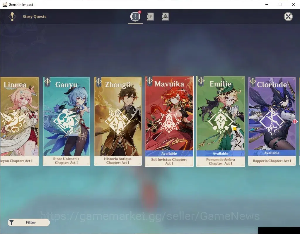 Genshin Impact Accounts ASIA|AR 55|6 Limited+1(*5Wep)|Arlecchino+Sign,Colu image 13