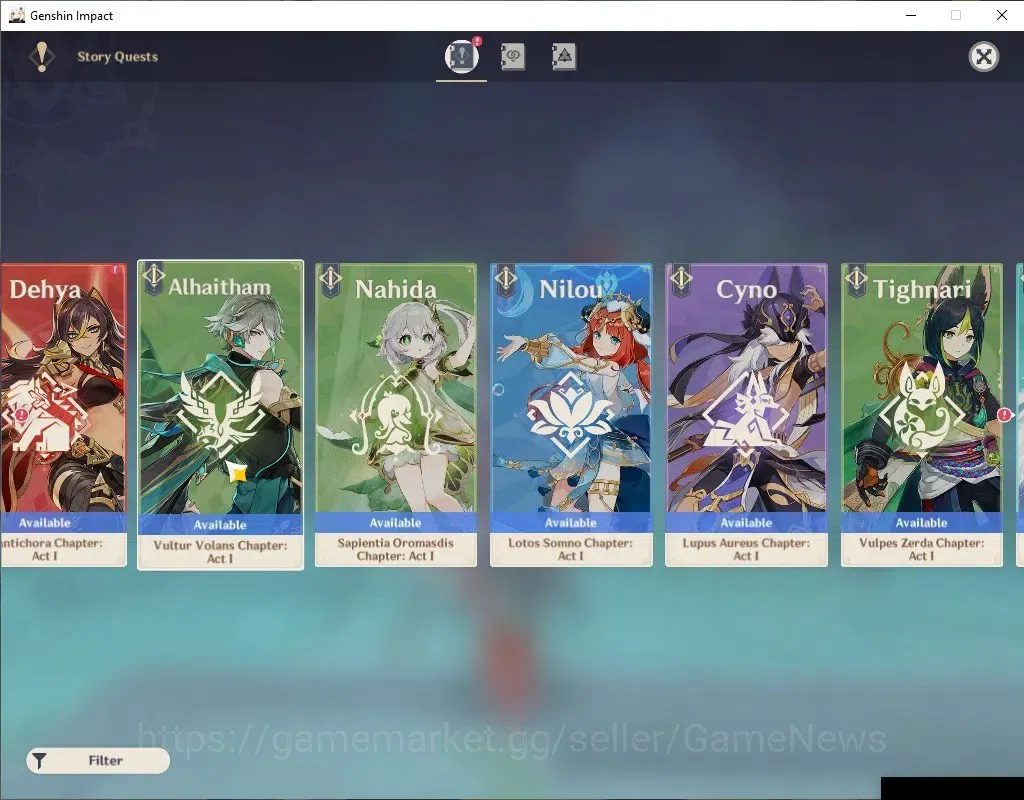 Genshin Impact Accounts ASIA|AR 55|6 Limited+1(*5Wep)|Arlecchino+Sign,Colu image 15