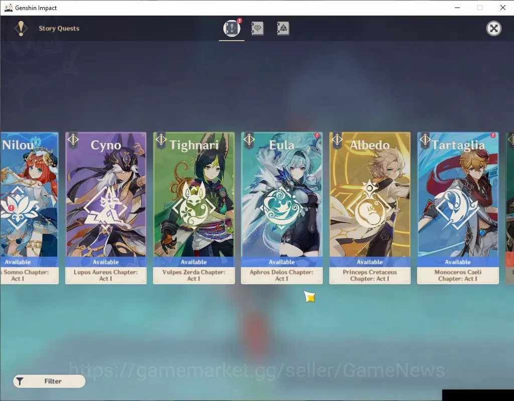 Genshin Impact Accounts ASIA|AR 55|6 Limited+1(*5Wep)|Arlecchino+Sign,Colu image 16