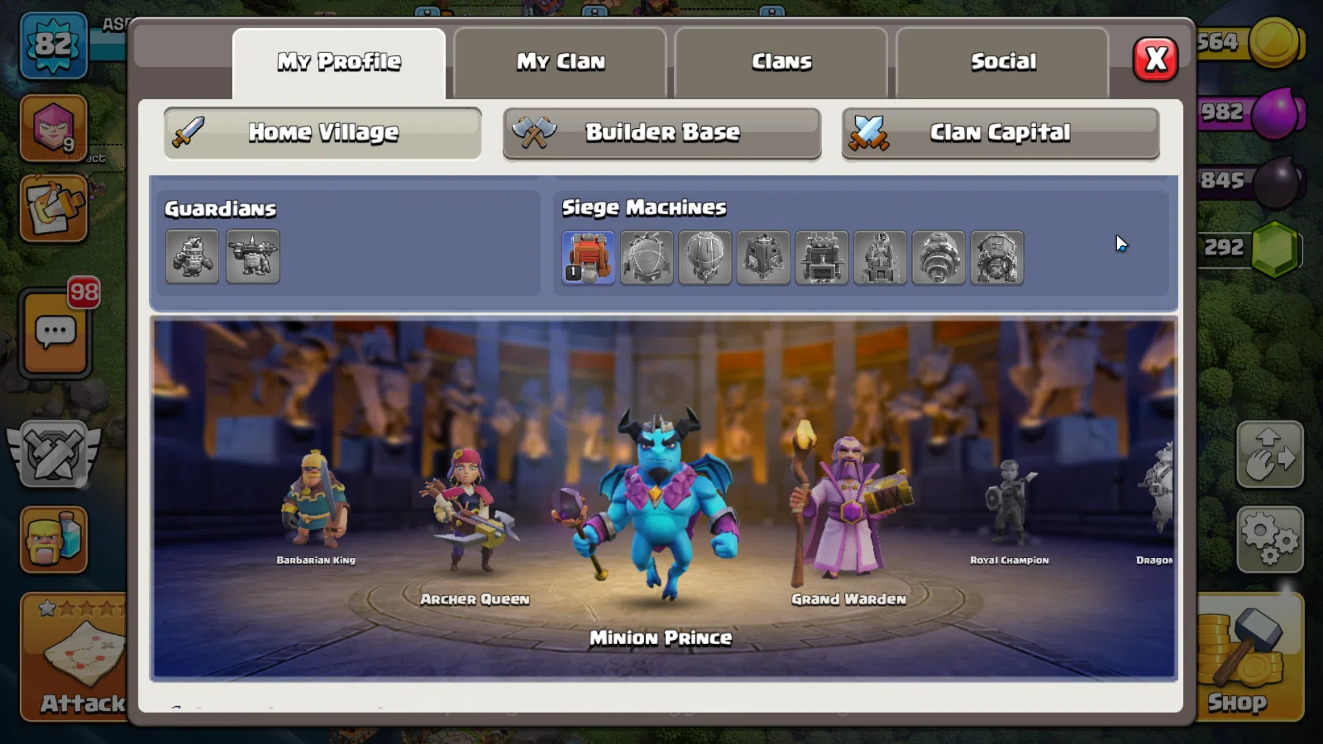 Clash of Clans Accounts TH 12-BH 4|LVL 82|League Archer 9|HH 6|BK 45,AQ 42 image 4