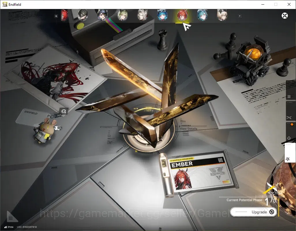 Arknights: Endfield Accounts ASIA|Lv60|10SSR(5Limit)+17(*6WEP)|[(Fangyi,Laevata image 11