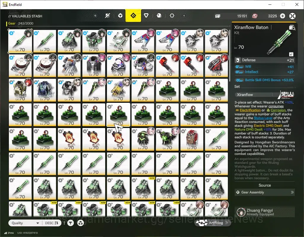 Arknights: Endfield Accounts ASIA|Lv60|10SSR(5Limit)+17(*6WEP)|[(Fangyi,Laevata image 14