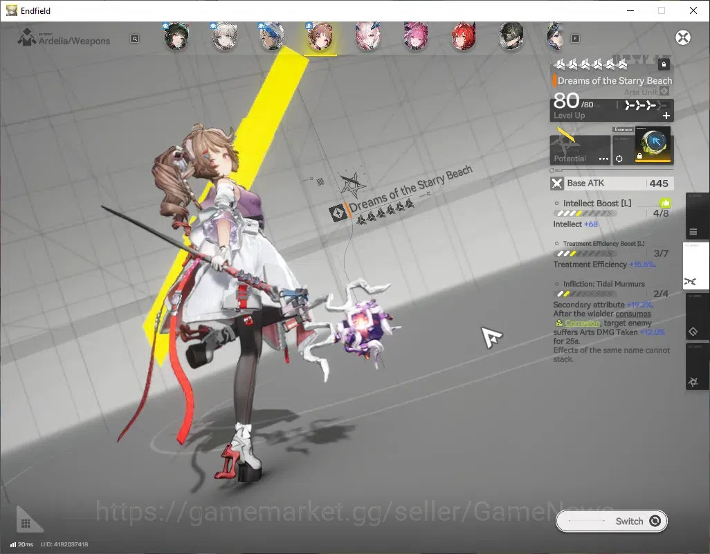 Arknights: Endfield Accounts ASIA|Lv60|10SSR(5Limit)+17(*6WEP)|[(Fangyi,Laevata image 5