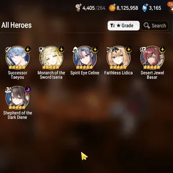 Epic Seven Accounts High-End Global UnVerif|New Era| 6 ML (Shepherd Dark Diane,Monarch Iseria,Etc)+AS Flan,Setsuka,Etc|41K