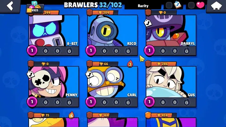Brawl Stars Accounts 4925 Trophy, 32 Brawlers, 4 Max Lvl | 1 Mythic [Ce image 10