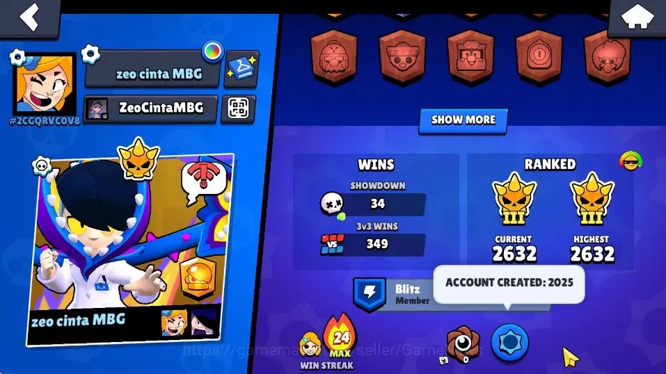 Brawl Stars Accounts 4925 Trophy, 32 Brawlers, 4 Max Lvl | 1 Mythic [Ce image 4