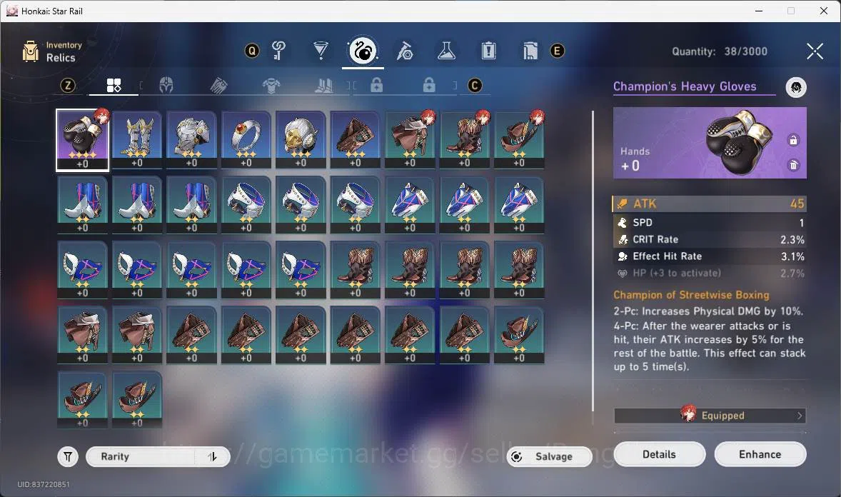 Honkai Star Rail Accounts Others ASIA|TL 26|4limit|Yao Guang,Sparkle,Ruan Mei,DanHeng PT|MC Male|check SS|HSR203B 5