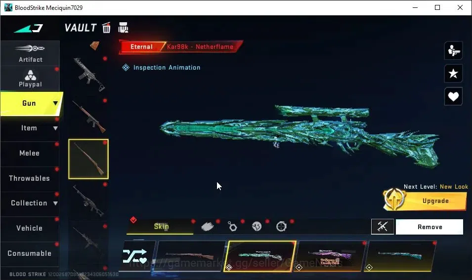 Blood Strike Accounts ASIA|EVO M4A1-Tiadraco Lv2|7 ETERNAL|2 ULTRA Melee image 11