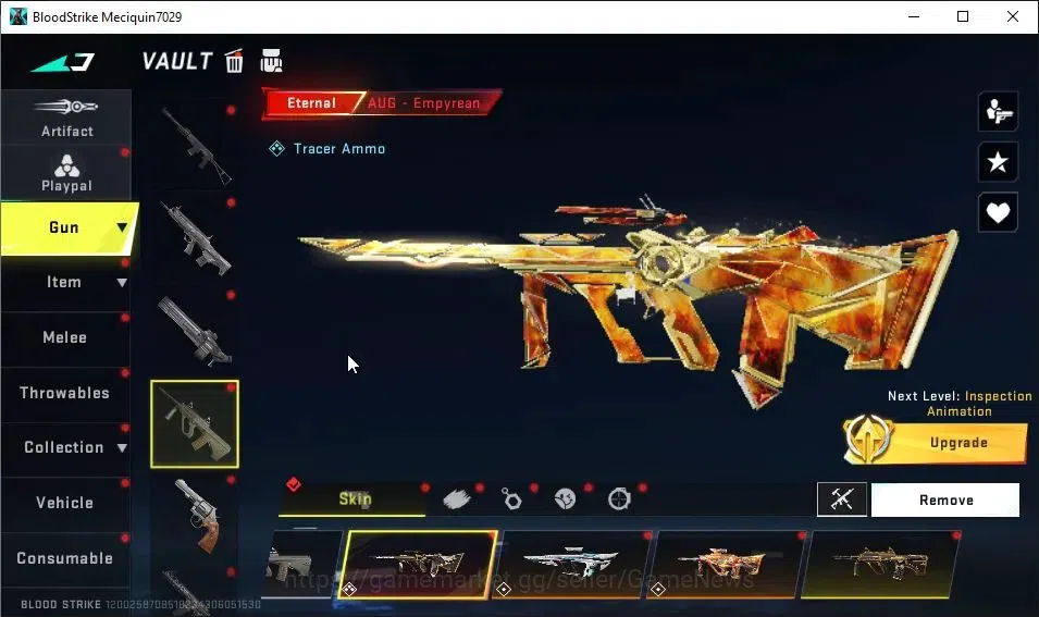 Blood Strike Accounts ASIA|EVO M4A1-Tiadraco Lv2|7 ETERNAL|2 ULTRA Melee image 13