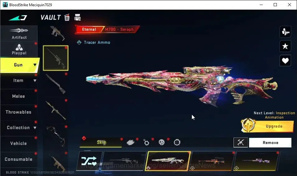 Blood Strike Accounts ASIA|EVO M4A1-Tiadraco Lv2|7 ETERNAL|2 ULTRA Melee image 15