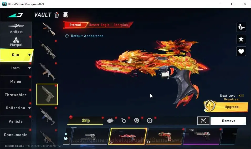 Blood Strike Accounts ASIA|EVO M4A1-Tiadraco Lv2|7 ETERNAL|2 ULTRA Melee image 17