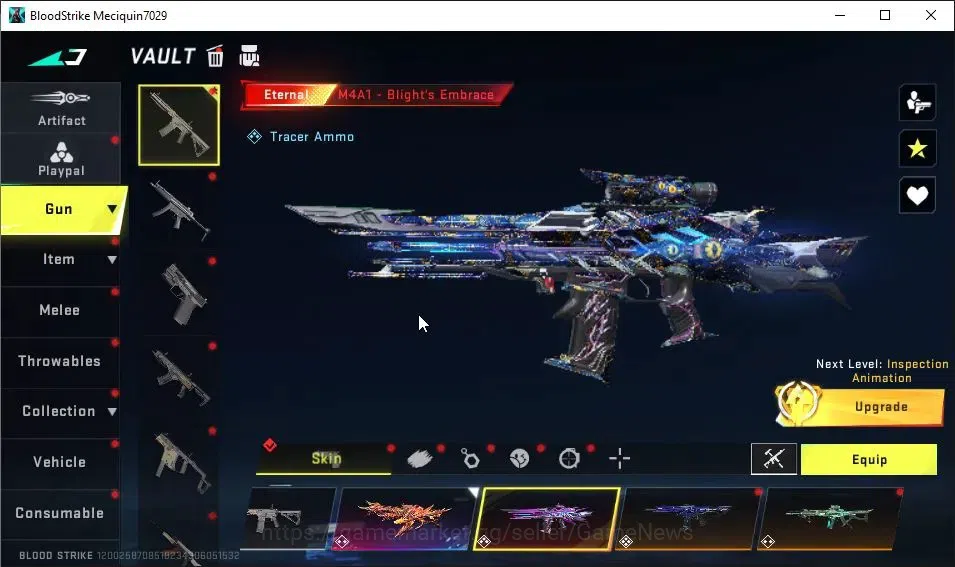 Blood Strike Accounts ASIA|EVO M4A1-Tiadraco Lv2|7 ETERNAL|2 ULTRA Melee image 19
