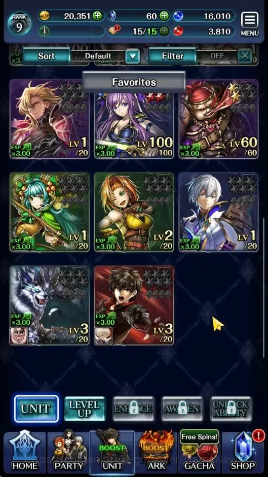 Last Cloudia Accounts GLOBAL|Rank 9|Top Tier Unit [Spirit Maiden Sera,Te image 2