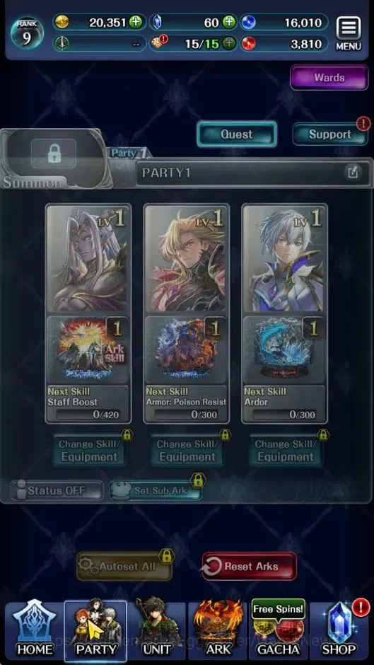 Last Cloudia Accounts GLOBAL|Rank 9|Top Tier Unit [Spirit Maiden Sera,Te image 4