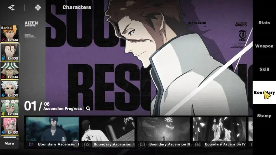BLEACH: Soul Resonance Accounts NuverseSEA|LV 76|15 SSR [(IchigoB2,AizenB1,Urahara image 9