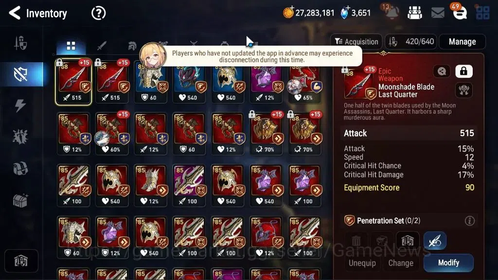 Epic Seven Accounts ASIA VERIF|23ML(RhianaLuci,Salome,LOTScales,Etc)+S image 19