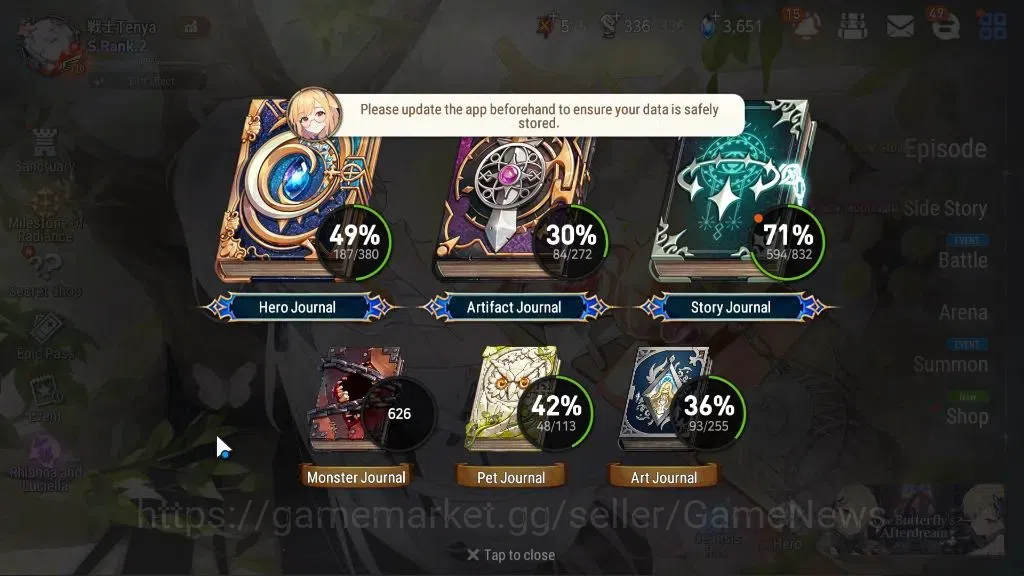Epic Seven Accounts ASIA VERIF|23ML(RhianaLuci,Salome,LOTScales,Etc)+S image 3