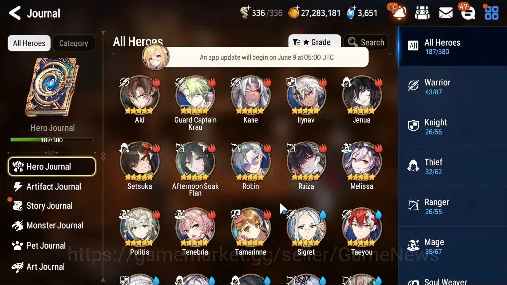 Epic Seven Accounts ASIA VERIF|23ML(RhianaLuci,Salome,LOTScales,Etc)+S image 8