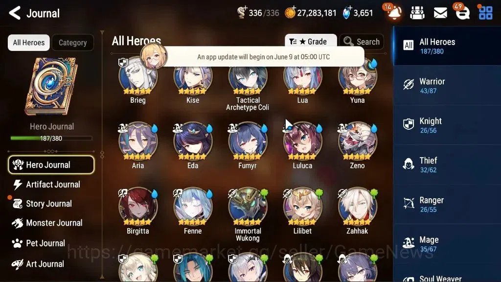 Epic Seven Accounts ASIA VERIF|23ML(RhianaLuci,Salome,LOTScales,Etc)+S image 9