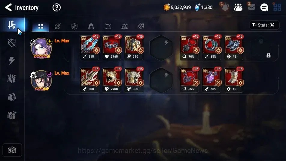 Epic Seven Accounts GLOBAL Unverif|New Era|3 ML(Rhianna&Luciella,SP Po image 8