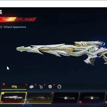 Blood Strike Accounts Collab Skin ASIA|ETERNAL JET-Comet,M700-Seraph+Collab EVA SCAR|4 ULTRA