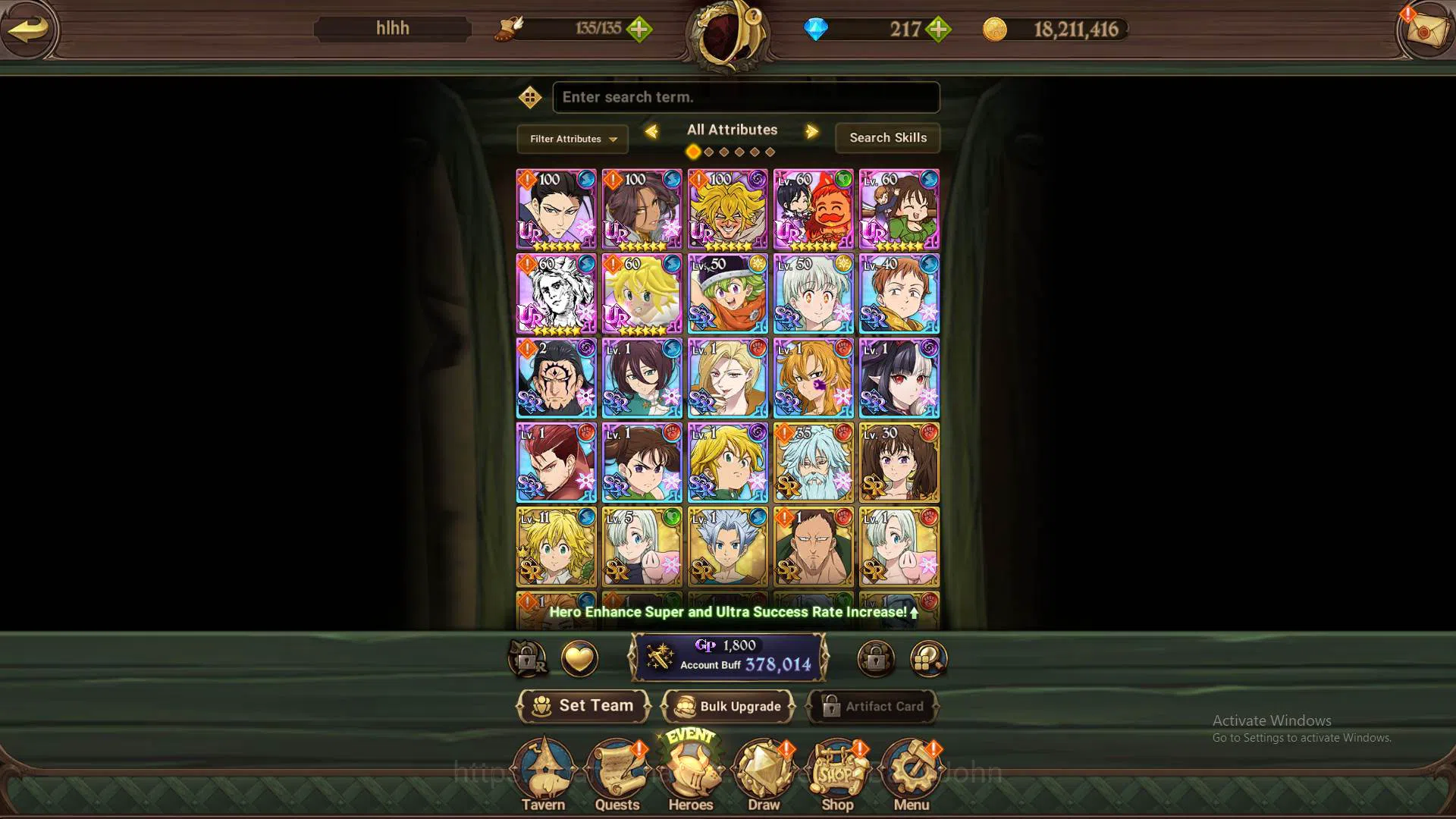 The Seven Deadly Sins: Grand Cross Accounts GLOBAL|378K CC|DM 217|4 UR Meresca, KDiane, Thor,  image 3