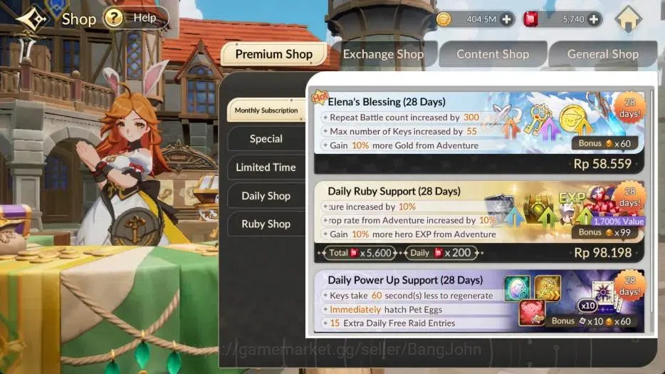 Seven Knights Re:Birth Accounts Global |5 EX7 (Fai,Juri,Roise,Gelidus,Melia)|31 TC image 17