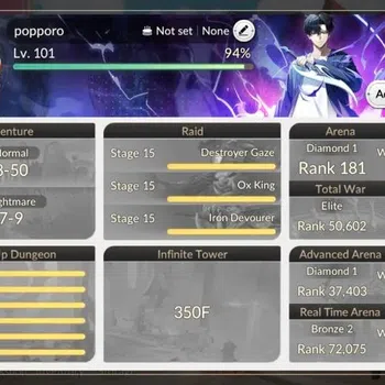 Seven Knights Re:Birth Accounts Global |5 EX7 (Fai,Juri,Roise,Gelidus,Melia)|31 TC image 1