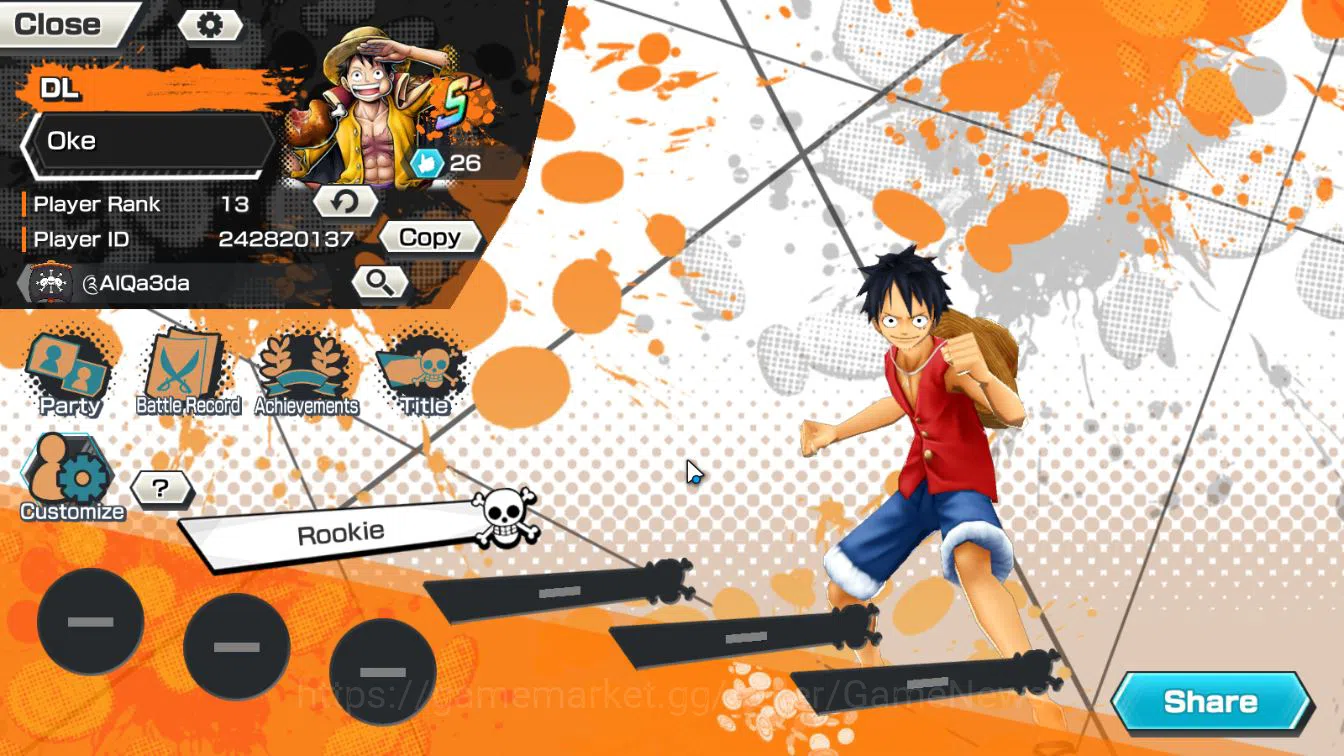 One Piece Bounty Rush Accounts Starter Global|4EX 1MAX|BM Onigashima Kaido,5Elder Nusjuro,MWD Monkey D.Luffy,Blackbeard 3