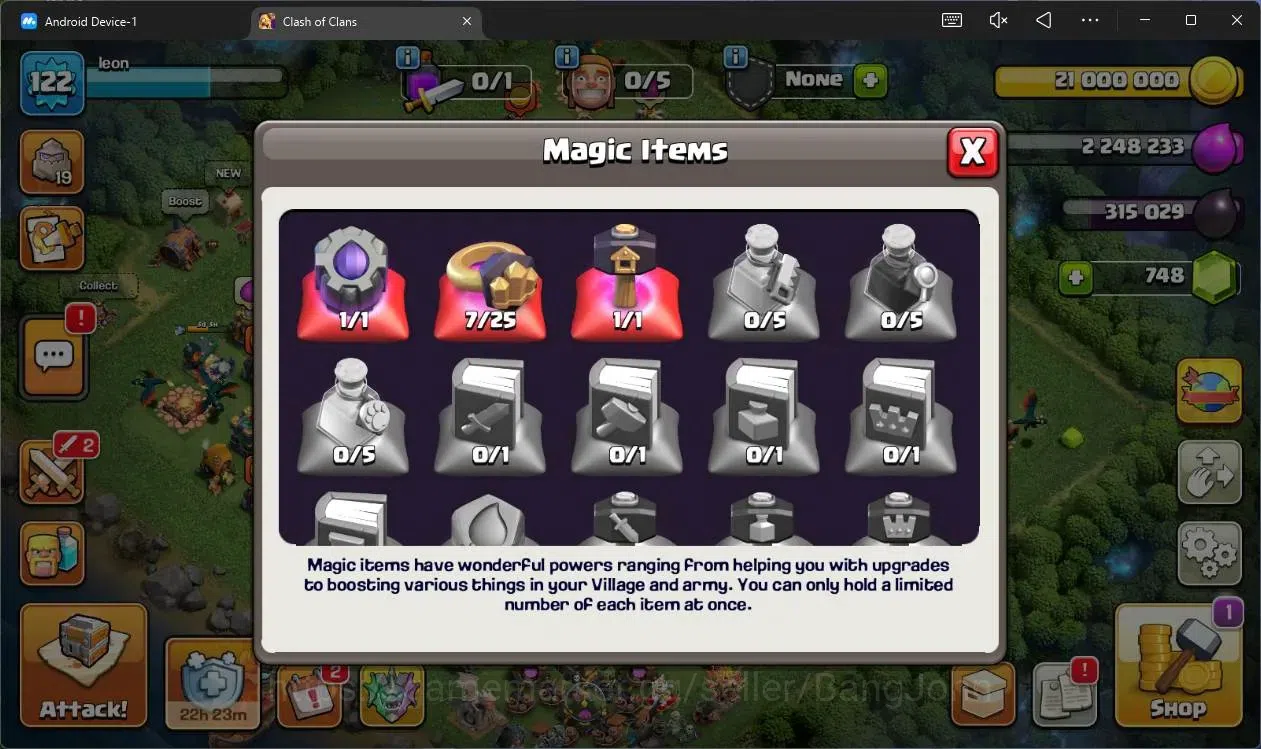 Clash of Clans Accounts High-End Global |TH14-BH6|LVL 122|HH8|BK85,AQ58,MP40,GW29,RC30|Skins 2 Legendary + 2 Gold|748 6