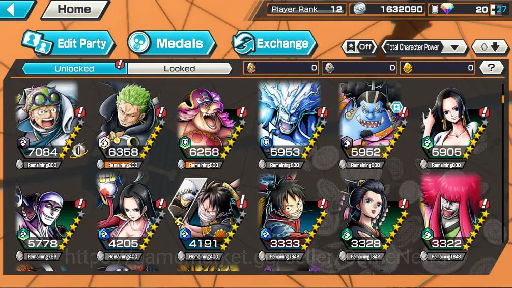 One Piece Bounty Rush Accounts Global|5 EX|5 Elder St.Saturn,AMS[Borsalino]G5 Mon image 7