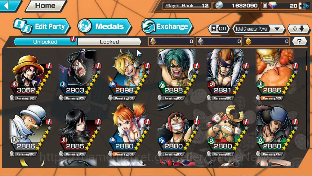 One Piece Bounty Rush Accounts Global|5 EX|5 Elder St.Saturn,AMS[Borsalino]G5 Mon image 8