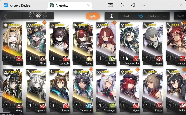 Arknights Accounts Starter Global|Lv6|55 total OP| 1 Limited (Wang) 2x6 star (Horn)|Story 2-9|BD UNSET|AK049B 1
