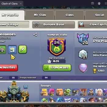 Clash of Clans Accounts High-End TH17-BH01|Lv.231|BK91,AQ95,MP69,GW65,RC44,DD12|BM35,BC35|6 Legendary & 11 Gold Skins|SCID