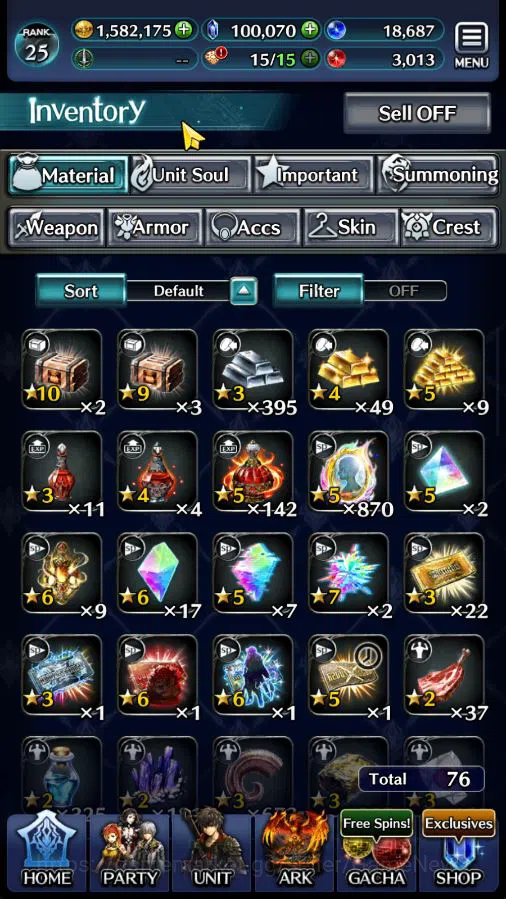 Last Cloudia Accounts Mid‑Game GLOBAL|100K Cryst|Collab (Benimaru,DLRimuru)+TopTierUnit (KanonT Sage,G Ilaha,etc) 1 UR & 19 11