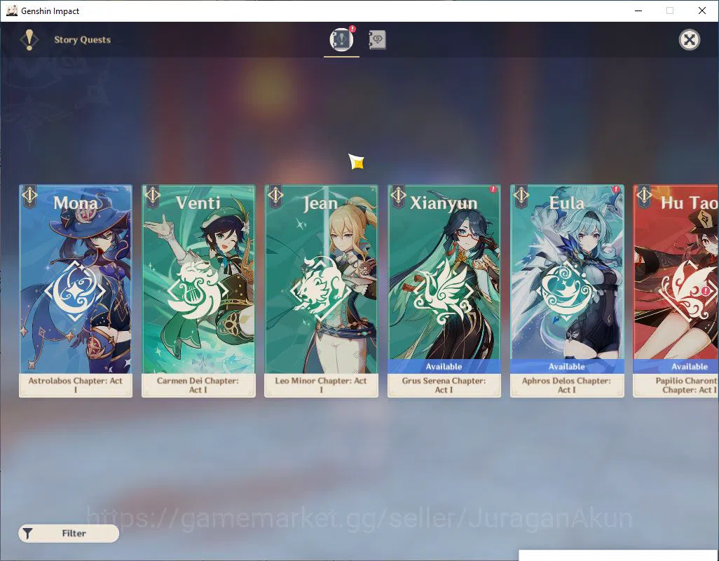 Genshin Impact Accounts ASIA|AR 40|2 Limited +1(*5Weapon)|Wanderer, Never| image 12