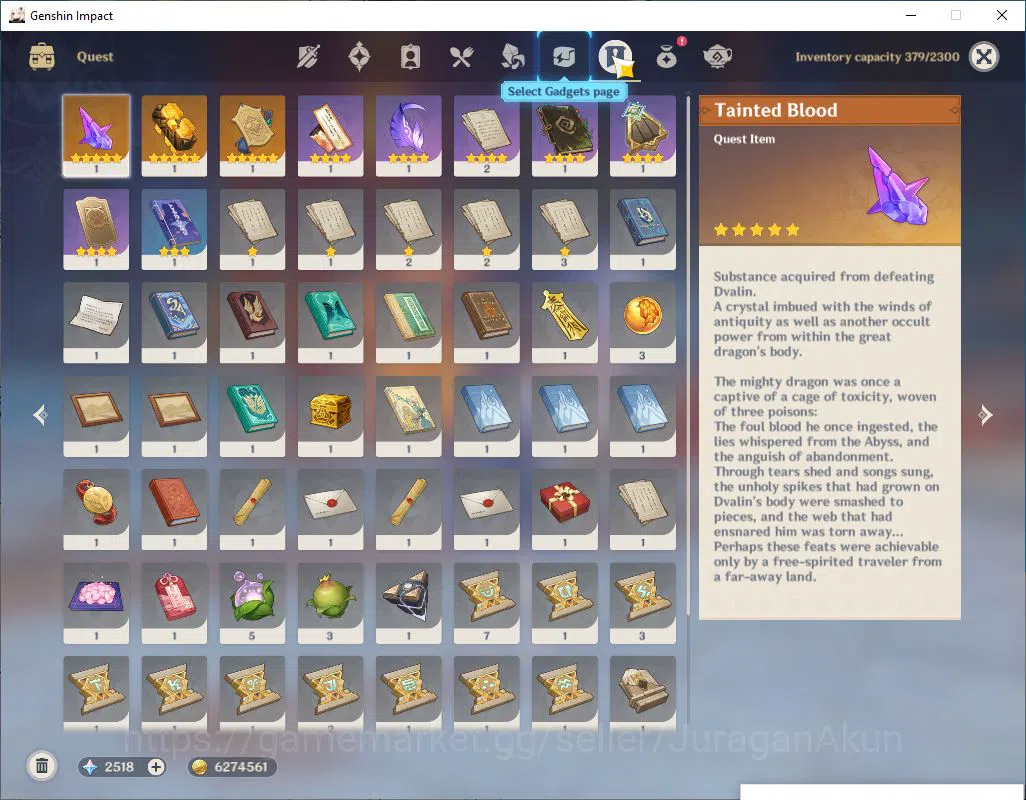 Genshin Impact Accounts ASIA|AR 40|2 Limited +1(*5Weapon)|Wanderer, Never| image 9