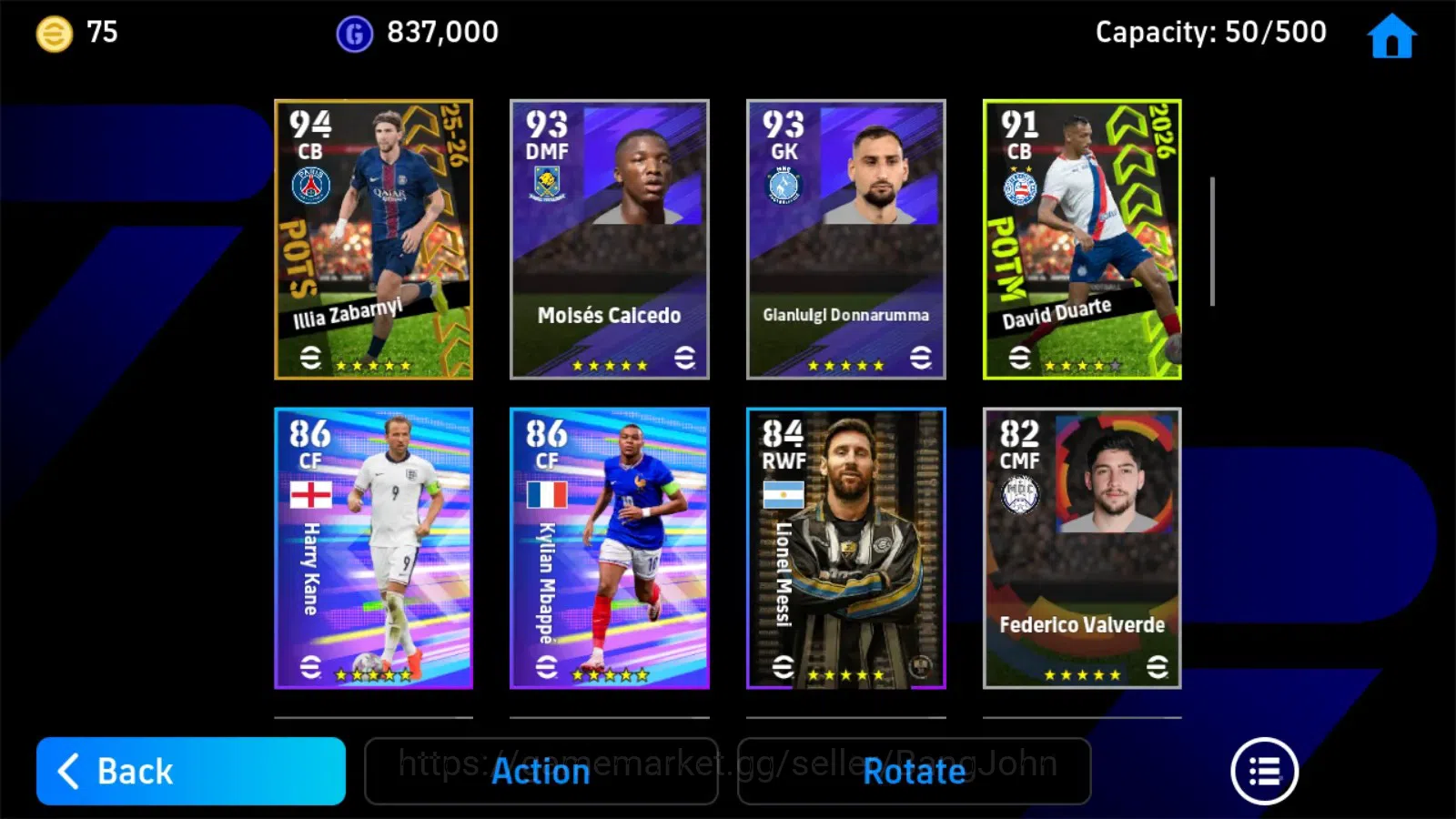 eFootball Accounts Android | PW 2985 |SHW Mbappe,Messi|Epic Kaka,Forl image 1