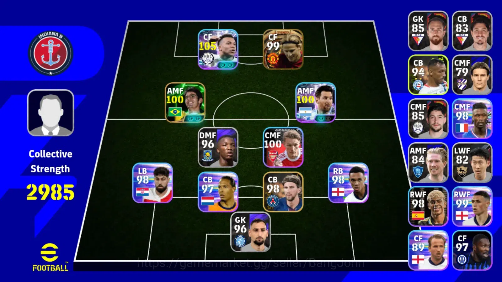 eFootball Accounts Android | PW 2985 |SHW Mbappe,Messi|Epic Kaka,Forl image 6