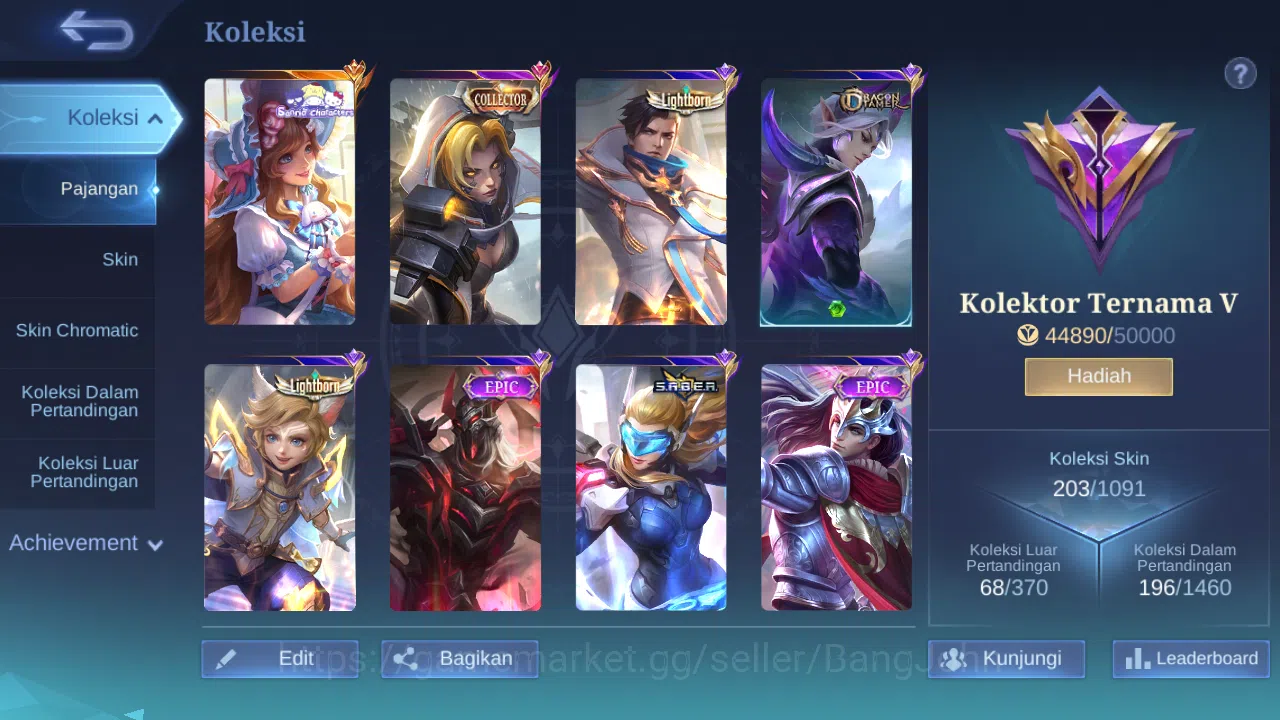 Mobile Legends: Bang Bang Accounts Hero 112 Skin 203 | Sanrio Floryn | Lightborn Gran image 10
