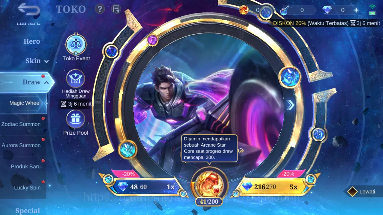 Mobile Legends: Bang Bang Accounts Hero 44 | skin 75 | kof aurora | kof karina | luck image 19