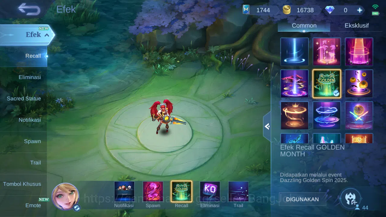 Mobile Legends: Bang Bang Accounts Hero 44 | skin 75 | kof aurora | kof karina | luck image 6