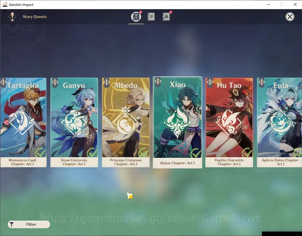 Genshin Impact Accounts ASIA|AR 60|Free HSR|17 Limited +14(*5Weapon)|(Navi image 19