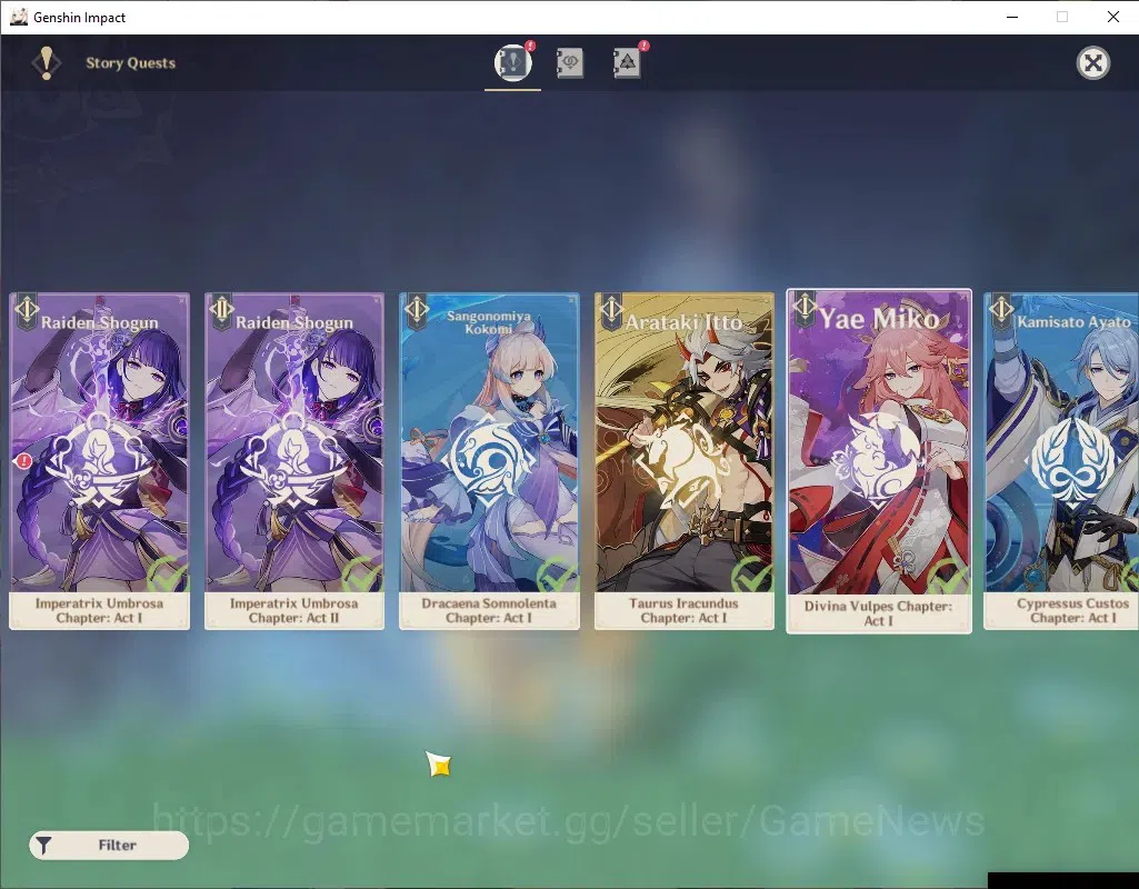 Genshin Impact Accounts ASIA|AR 60|Free HSR|17 Limited +14(*5Weapon)|(Navi image 20