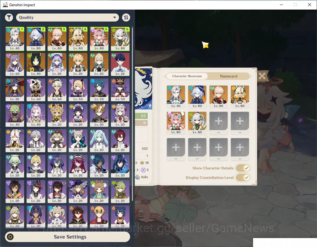 Genshin Impact Accounts Mid Game ASIA|AR 55|6limited+2(*5Weapon)|Xilonen+C1,Nahida+Sign,Furina,Kazuha,Varesa,Neuvil +Premium 2