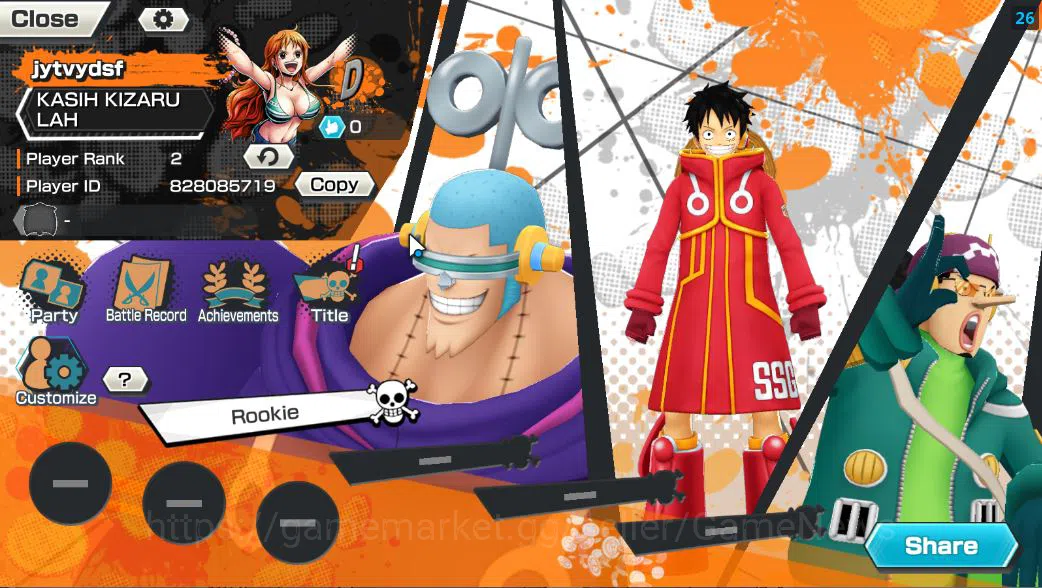 One Piece Bounty Rush Accounts Starter Global|5 EX|BP Kuzan,T5E St. Saturn,TFE Monkey D. Luffy,Raid Onigashima roronoa Zoro 2
