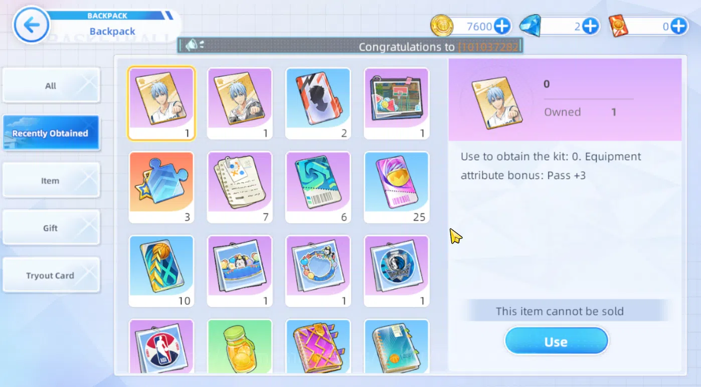 Kuroko's Basketball Street Rivals Accounts SEA SV015|Fresh Starter Lv 4|Limited Zone Kagami + image 5