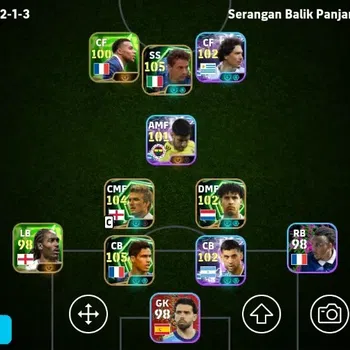 eFootball Accounts Legends & Iconic Players Mobile|PW 3127|Raphael Varane Epic,Roberto Baggio Epic,David Beckham Epic,Darwin