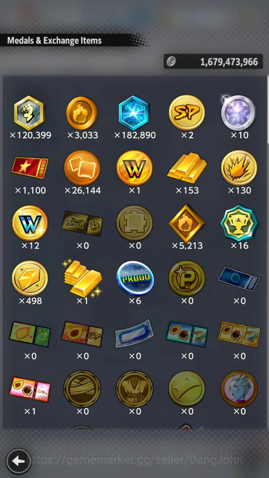 Dragon Ball Legends Accounts High-End Android |Lvl 213|623 CC|744M Total Power|4 LR|6 UL|LR SSGShallet,Broly: Fury,Super 5